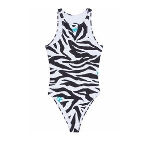 Off-White Zebra Swimsuit